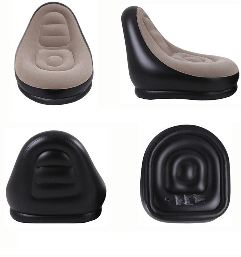 Canapé gonflable avec coussin pour les pieds et Pompe