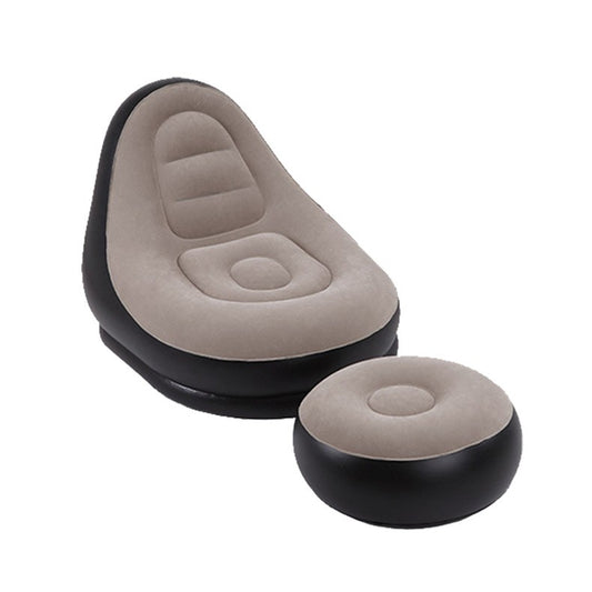 Canapé gonflable avec coussin pour les pieds et Pompe